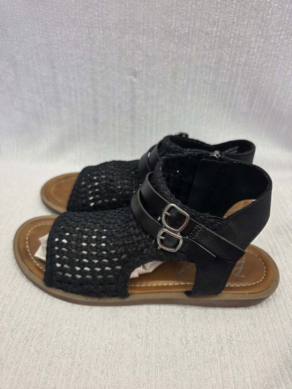 Blowfish Malibu Dream Black Woven Gladiator Sandals